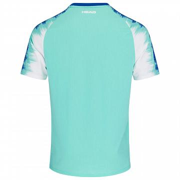 Head Topspin T-Shirt Turquoise / Print Vision